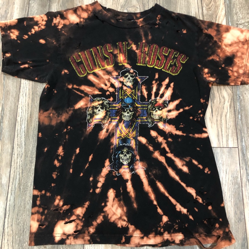 Guns N’ Roses Bleach Dyed T-Shirt